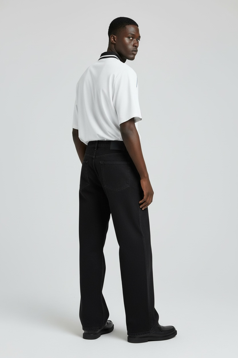 Novak Black Straight Jeans