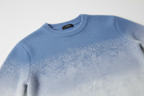 Lino Wool-Blend Brushed Sweater Blue