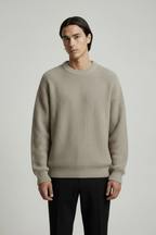 Domani Knitted Sweater Beige