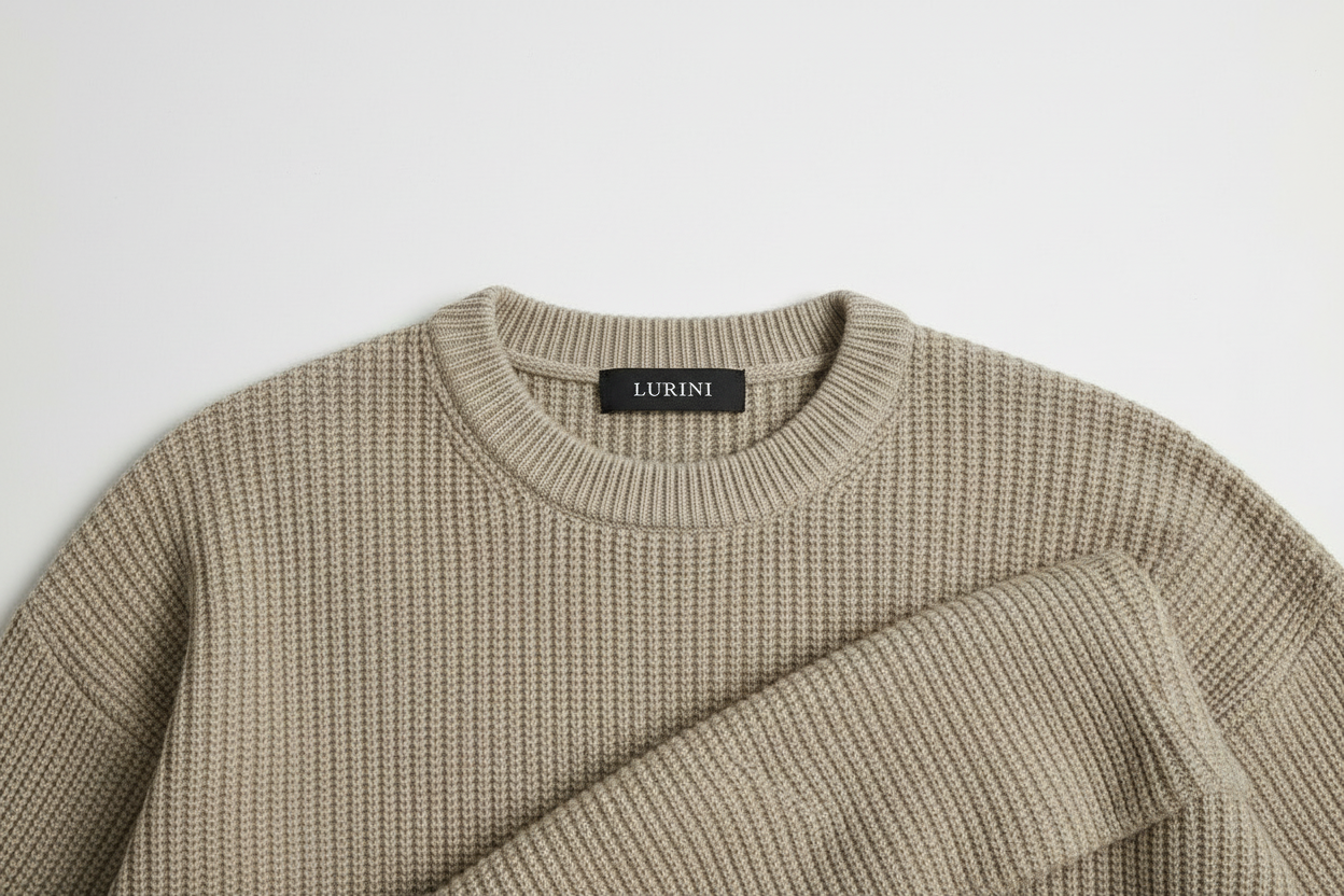 Domani Knitted Sweater Beige