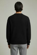 Domani Knitted Sweater Black