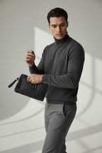 Odor Crocodile Pattern Clutch Bag