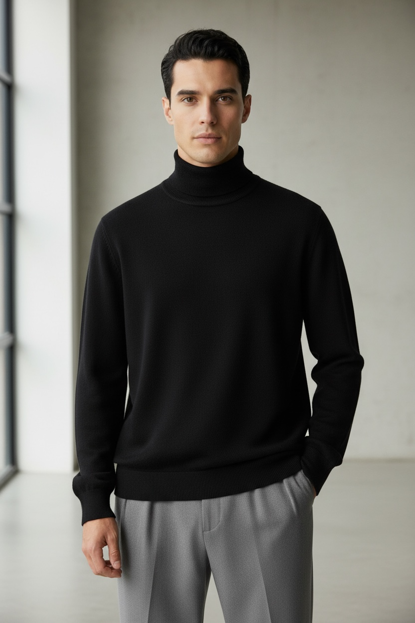 Roma Rollneck Black