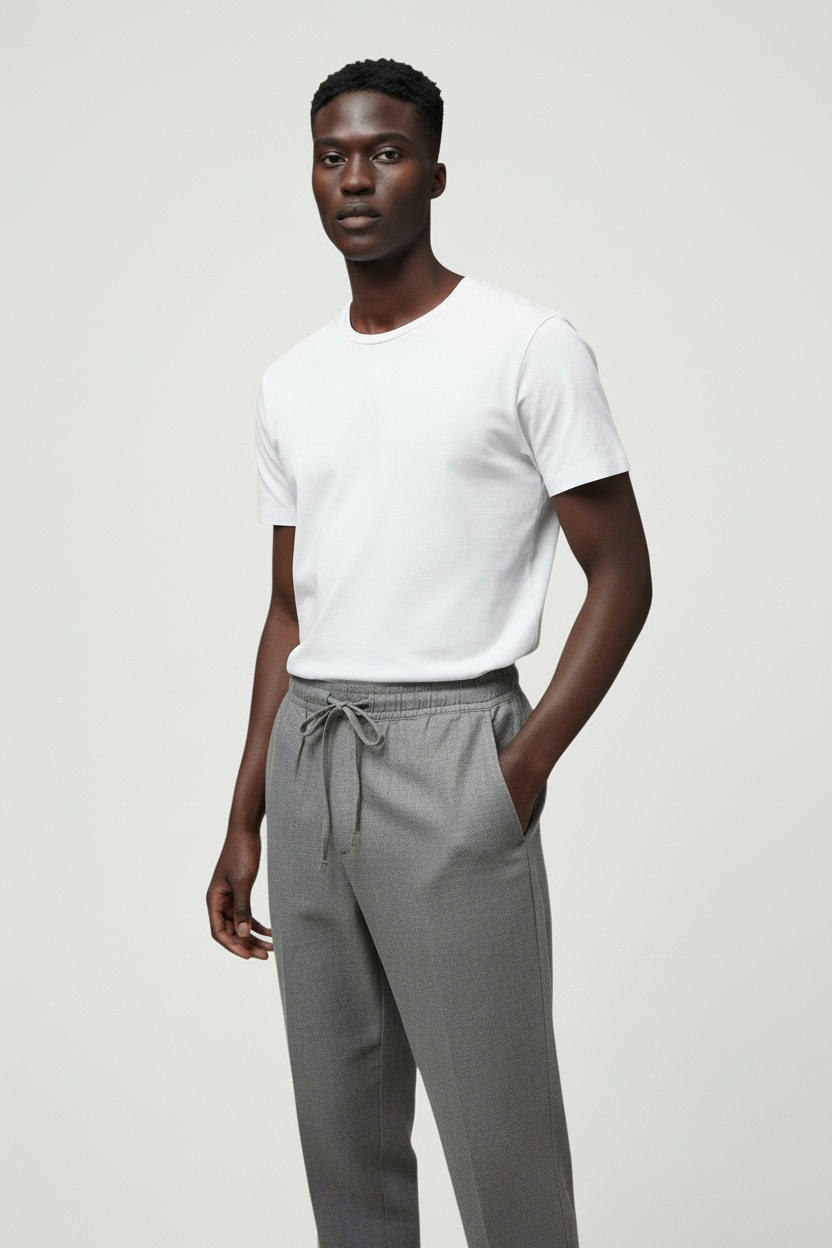Linen Pants Grey