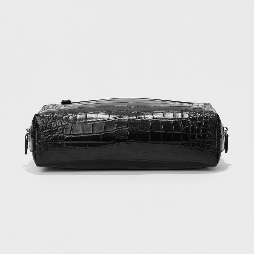 Odor Crocodile Pattern Clutch Bag