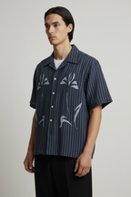 Floral Overshirt Navy