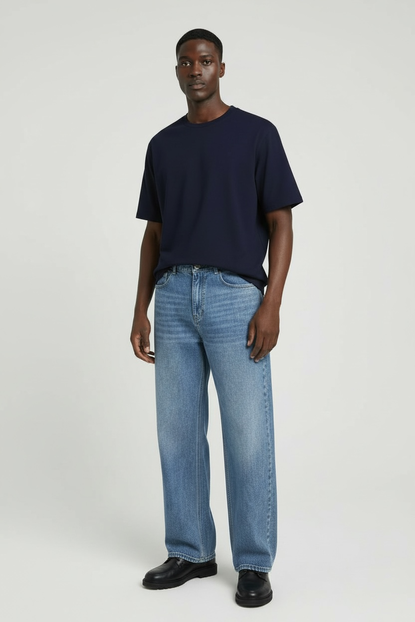 Novak Light Blue Straight Jeans