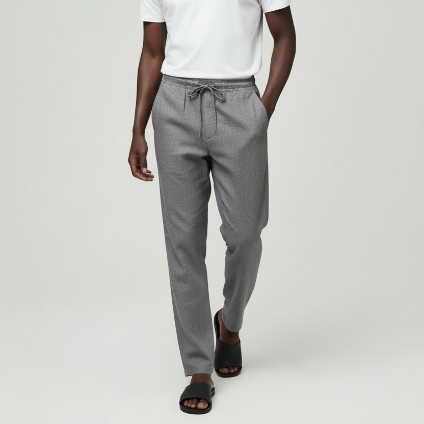 Linen Pants Grey