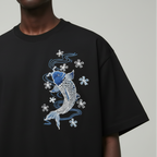 Kuro Oversized Tee Black